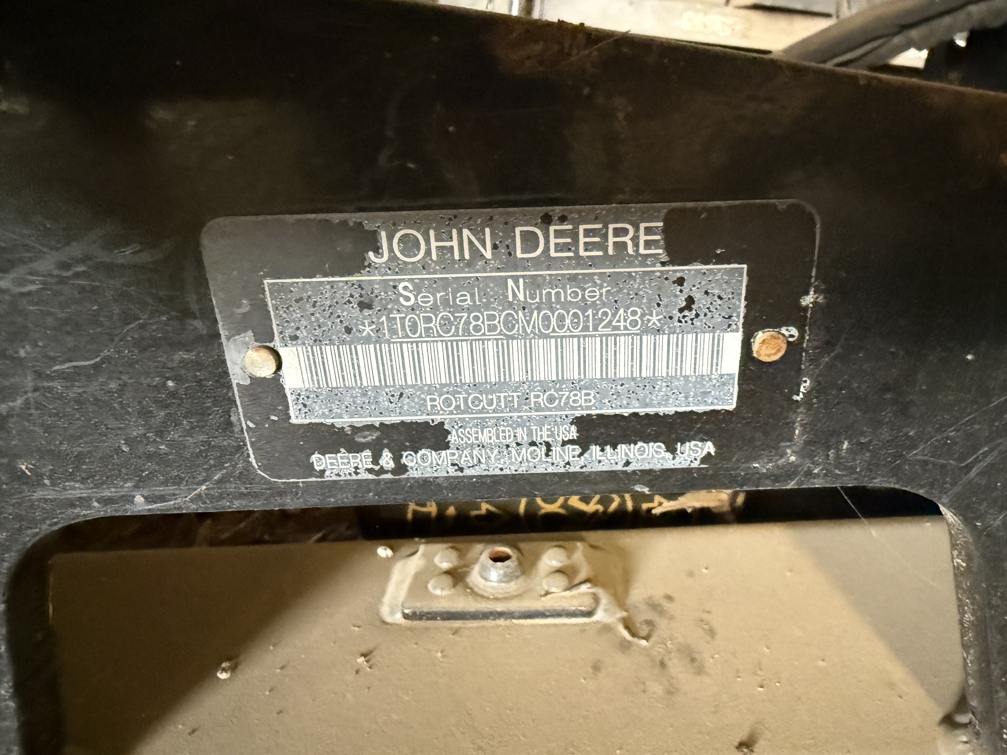 2021 John Deere RC78B Image 7