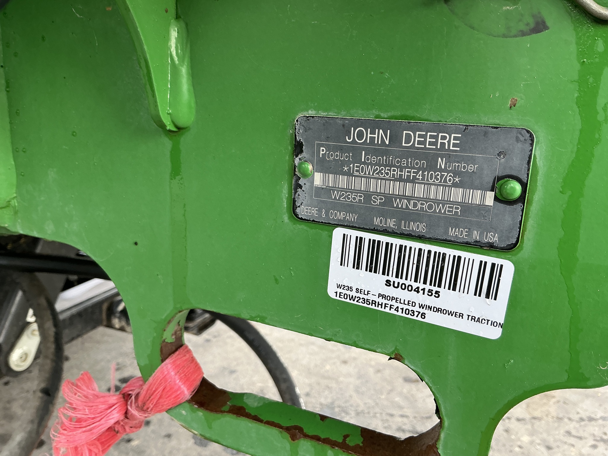 2015 John Deere W235 Image 27