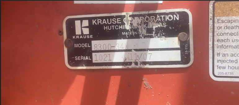 2007 Krause 8300-34N Image 20