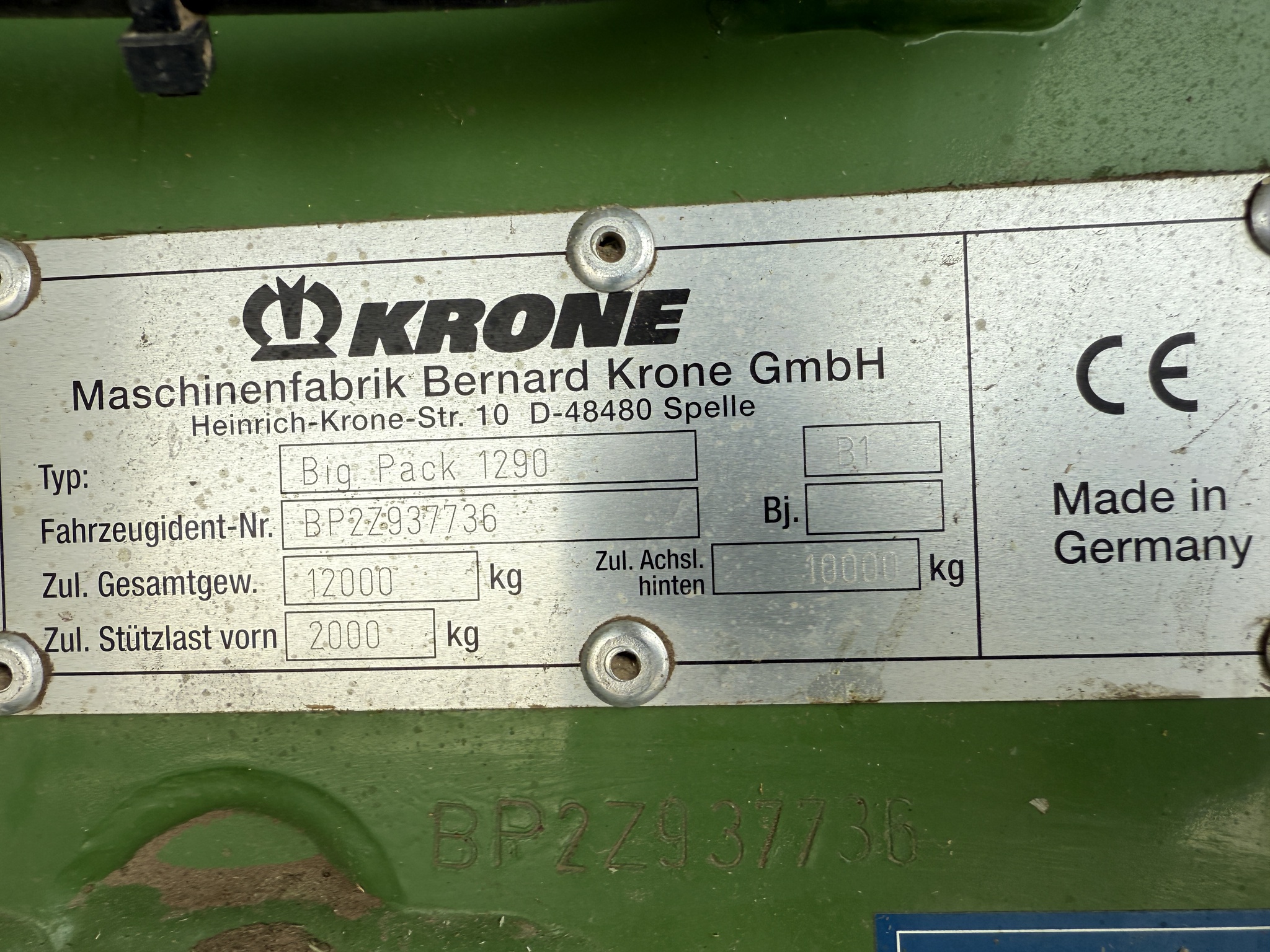 2015 Krone BP1290 Image 11