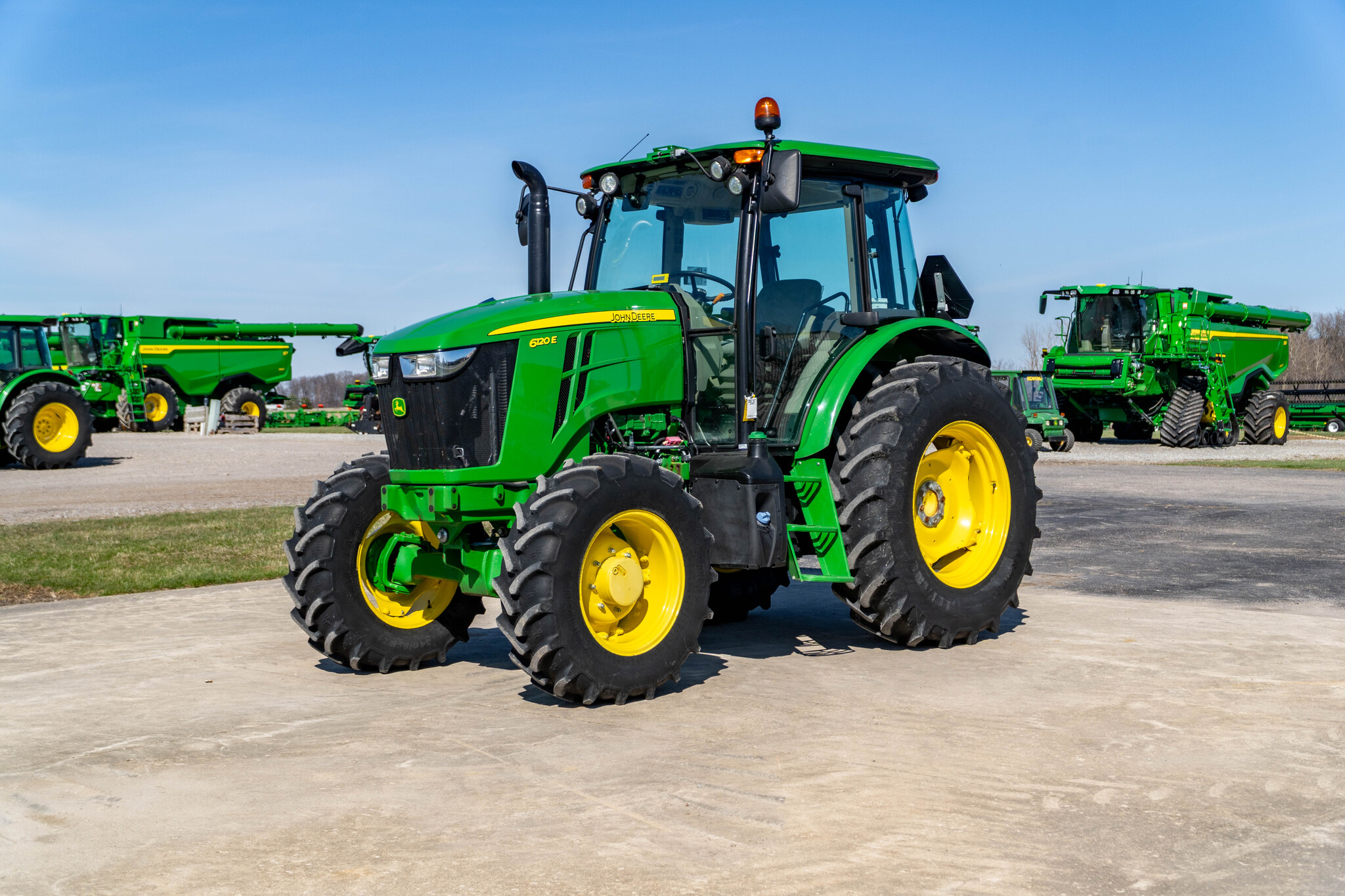 Used 2023 John Deere 6120E Cab Utility Tractors at Koenig Equipment in Anna, OH - PhotoXL0