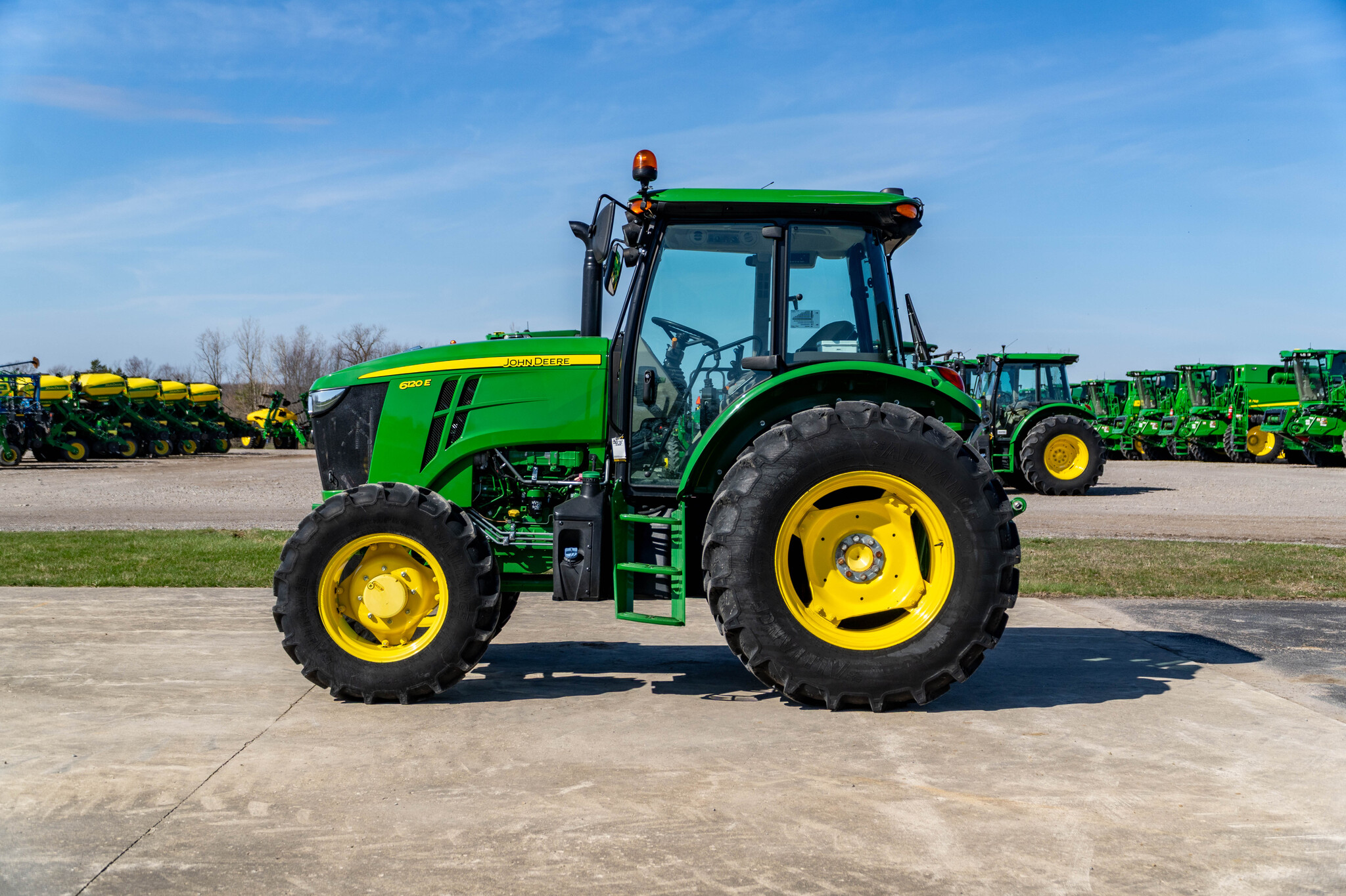 Used 2023 John Deere 6120E Cab Utility Tractors at Koenig Equipment in Anna, OH - PhotoXL1
