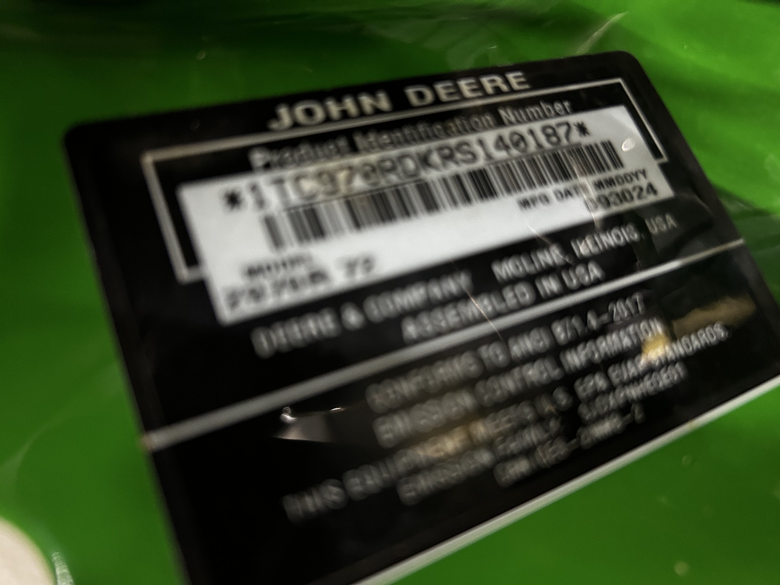 2024 John Deere Z970R Image 16