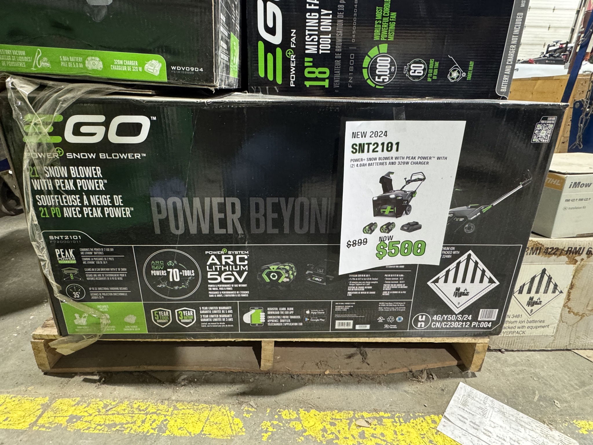 2024 EGO SNT2101 Image 1