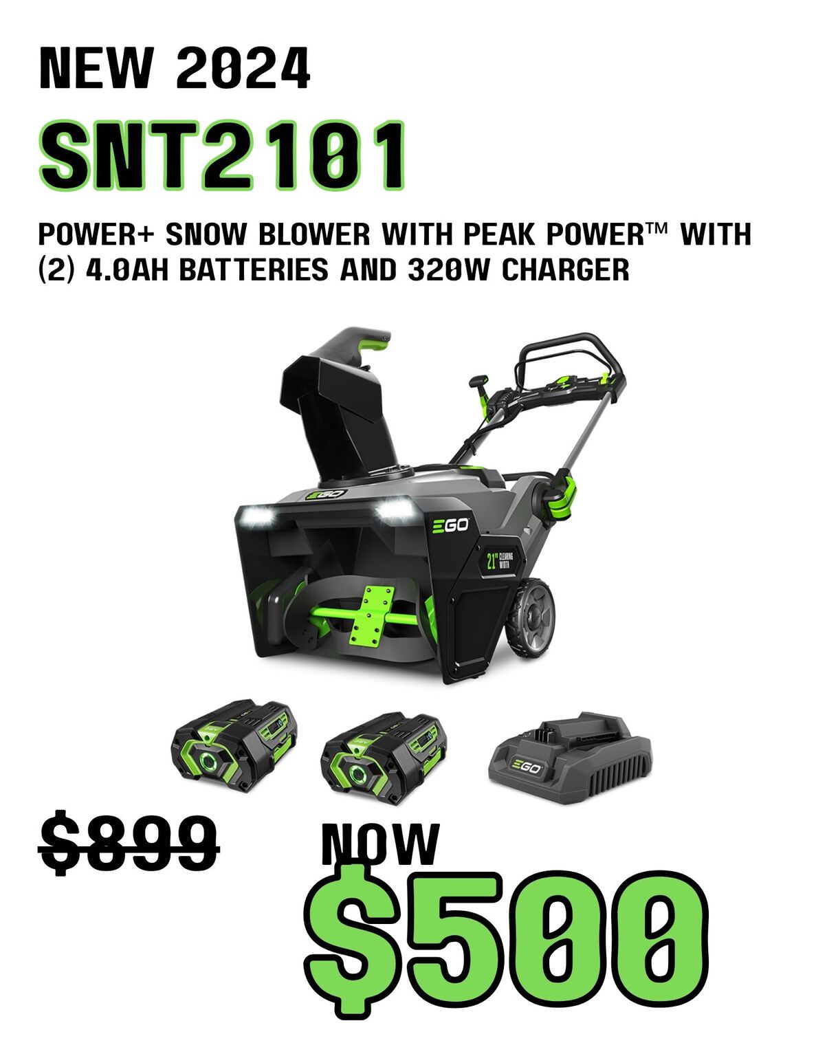 2024 EGO SNT2101 Image 2