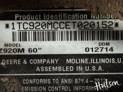 Photo of 2014 John Deere Z920M