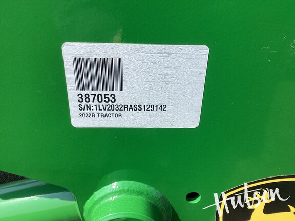 Photo of 2025 John Deere 2032R