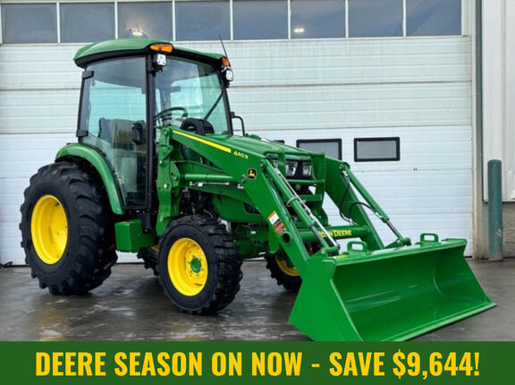  John Deere 4044R Cab Tractor + Loader