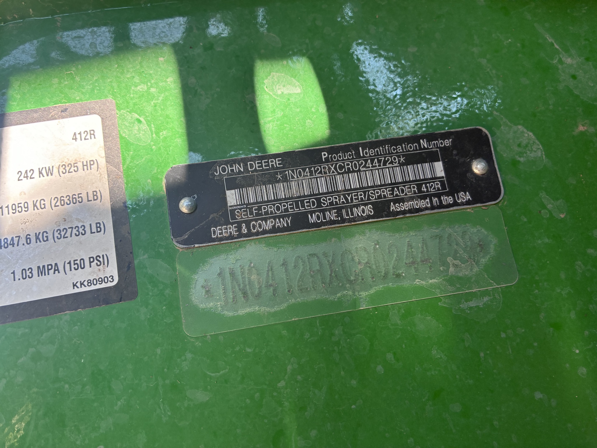 2024 John Deere 412R Image 1