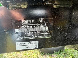 2026 John Deere 3025E