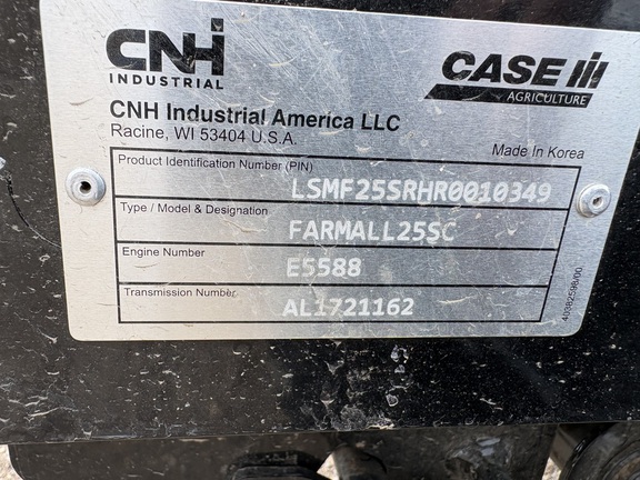 2025 Case IH Farmall 25SC - Photo11