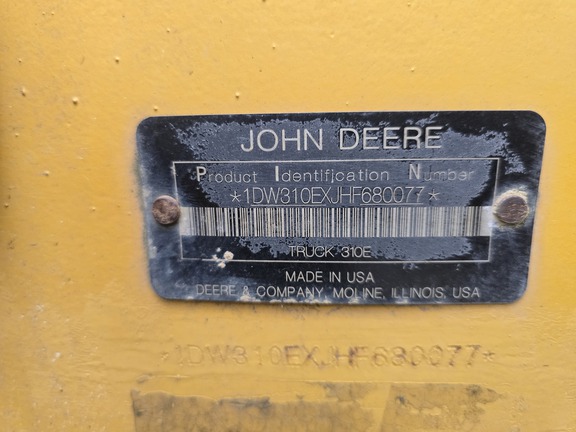 2017 John Deere 310E