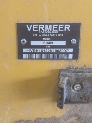 2019 Vermeer 604N