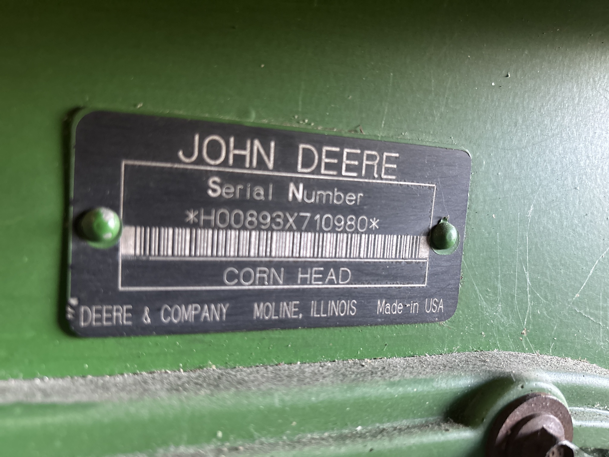 Used 2005 John Deere 893 Corn and Row Crop headers at Koenig Equipment in Franklin, IN - PhotoXL2