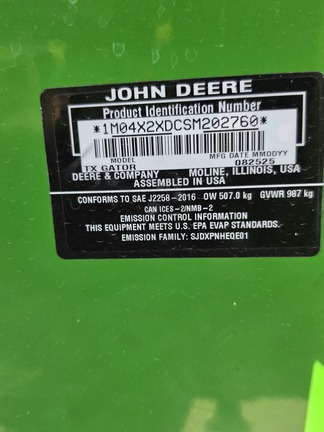 2025 John-Deere TX 4X2