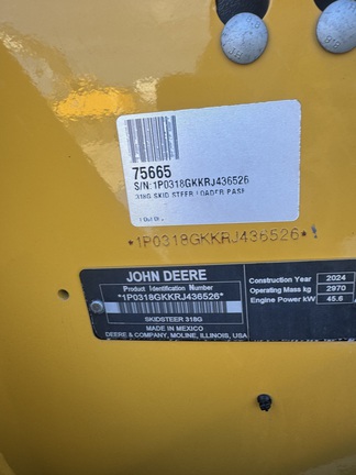2024 John Deere 318G