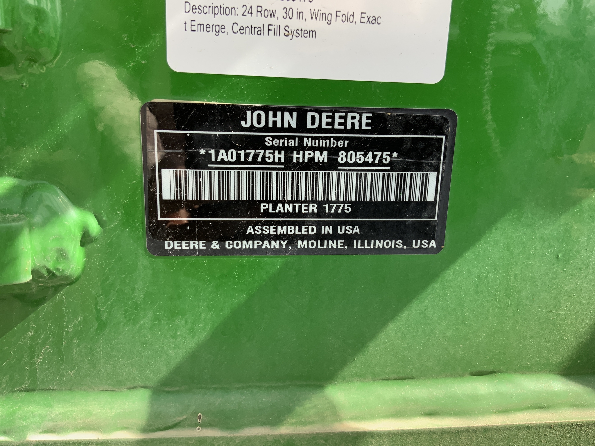 2024 John Deere 1775NT Image 3