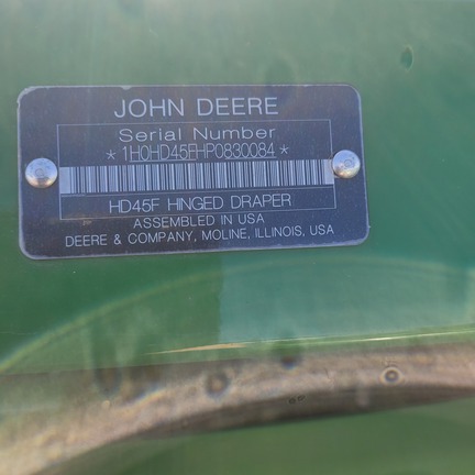 2024 John Deere HD45F (6th thumbnail)