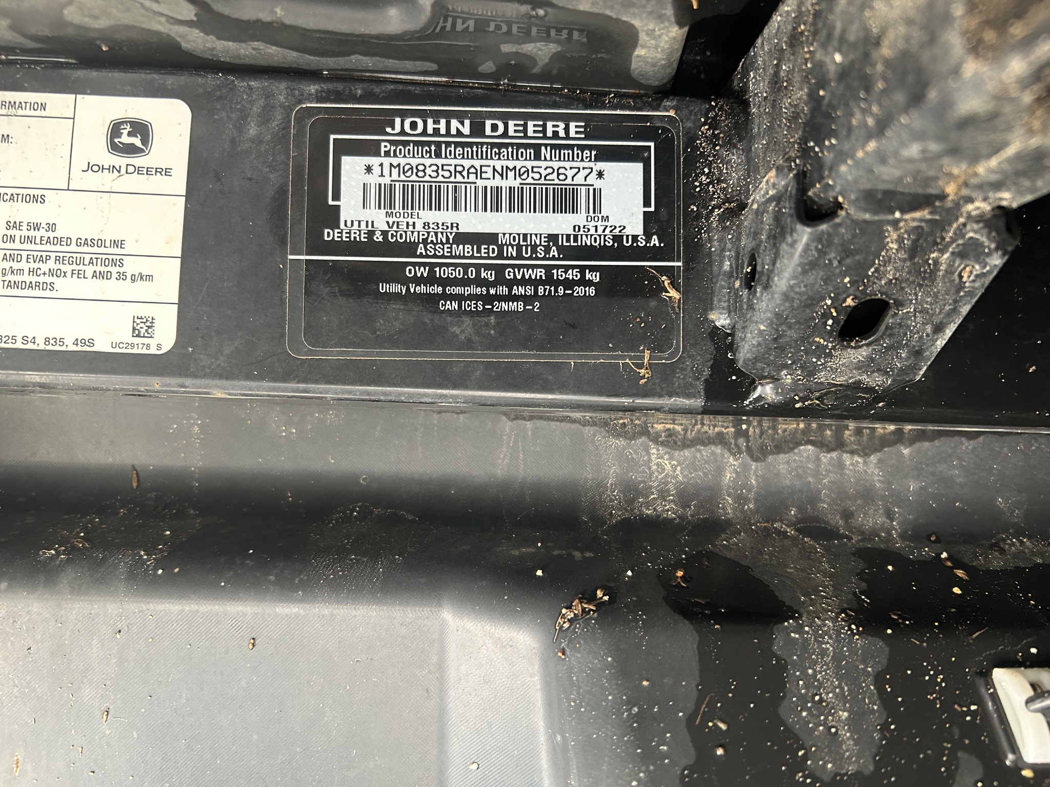  2022 John Deere XUV 835R at Heritage Tractor in Rogersville, MO