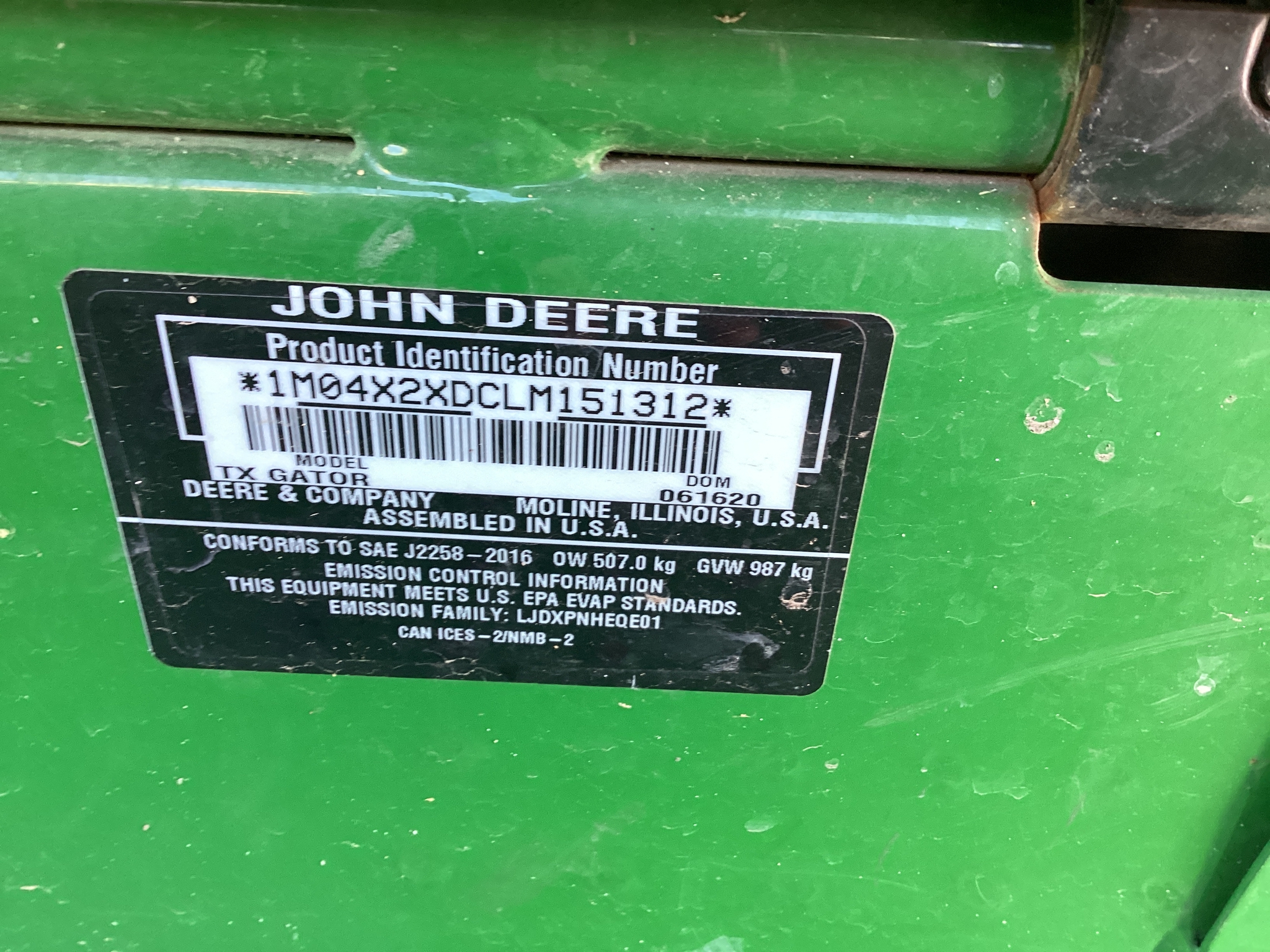 2020 John Deere TX 4X2 Image 10