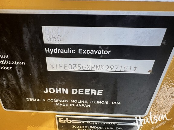 Photo of 2022 John Deere 35G