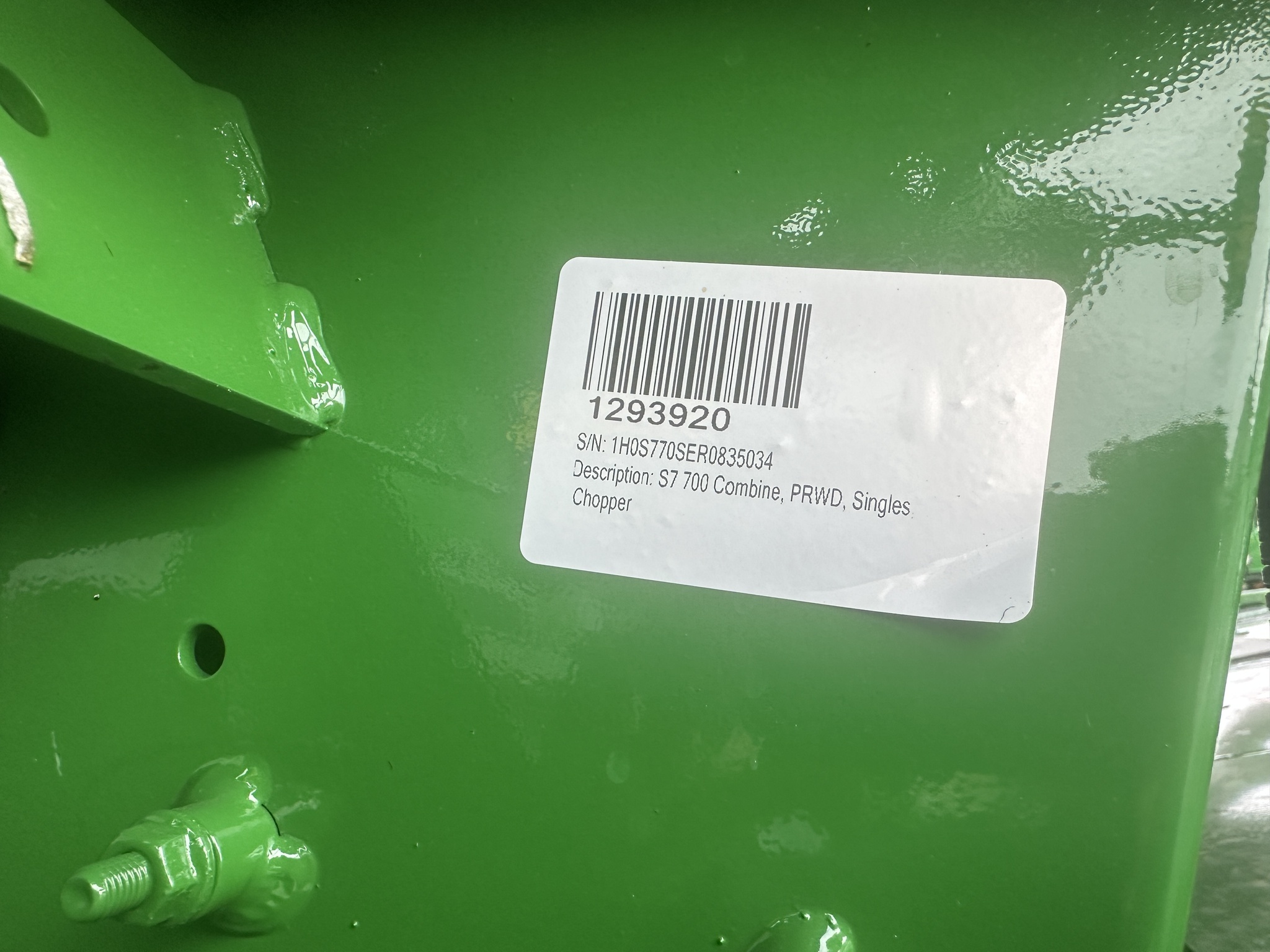 2025 John Deere S7 700 Image 2