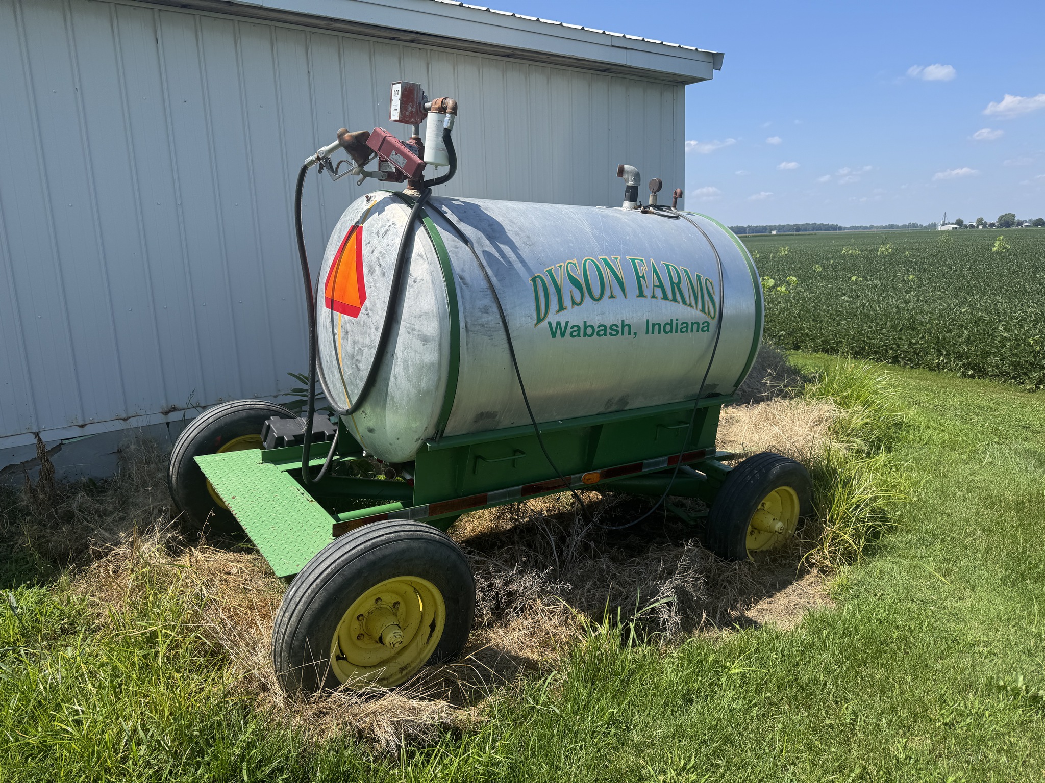 Home Made 500 Gallon  Fuel Tank on JD Running Gear Image 2