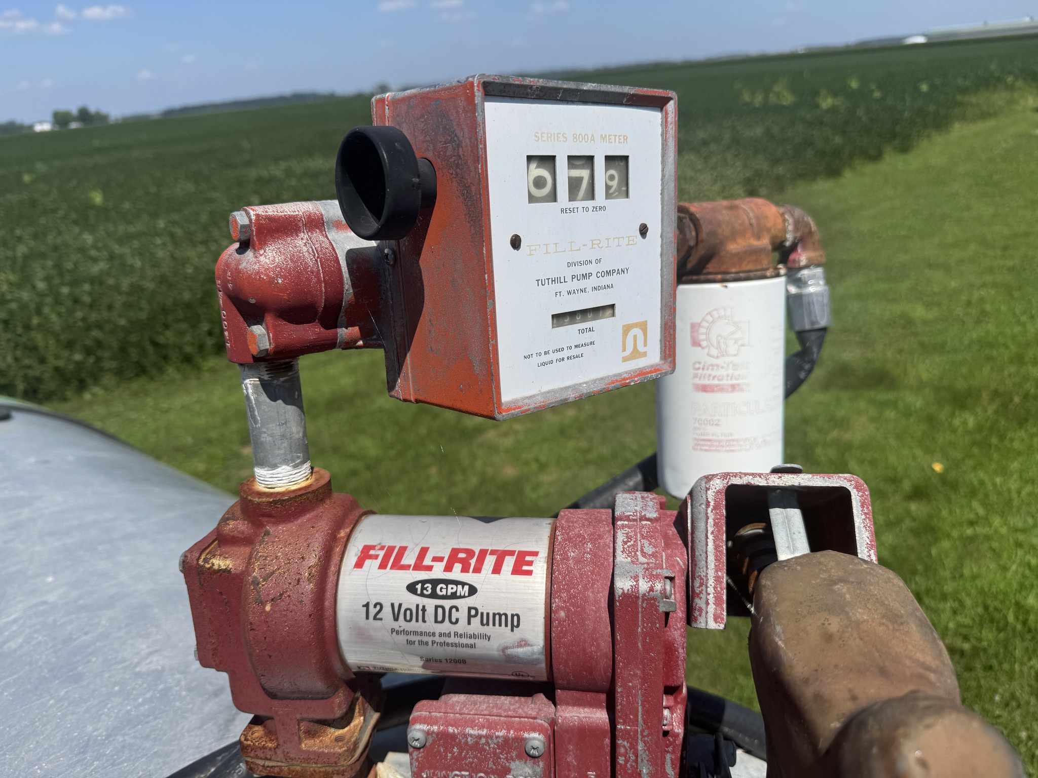 Home Made 500 Gallon  Fuel Tank on JD Running Gear Image 3