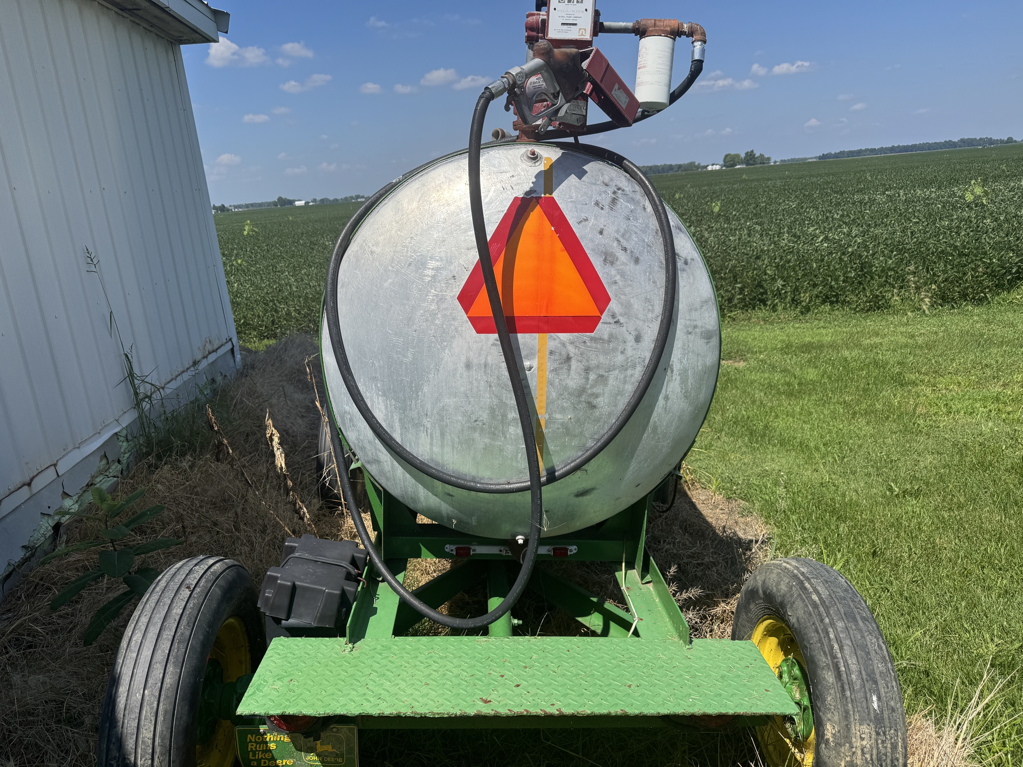 Home Made 500 Gallon  Fuel Tank on JD Running Gear Image 1