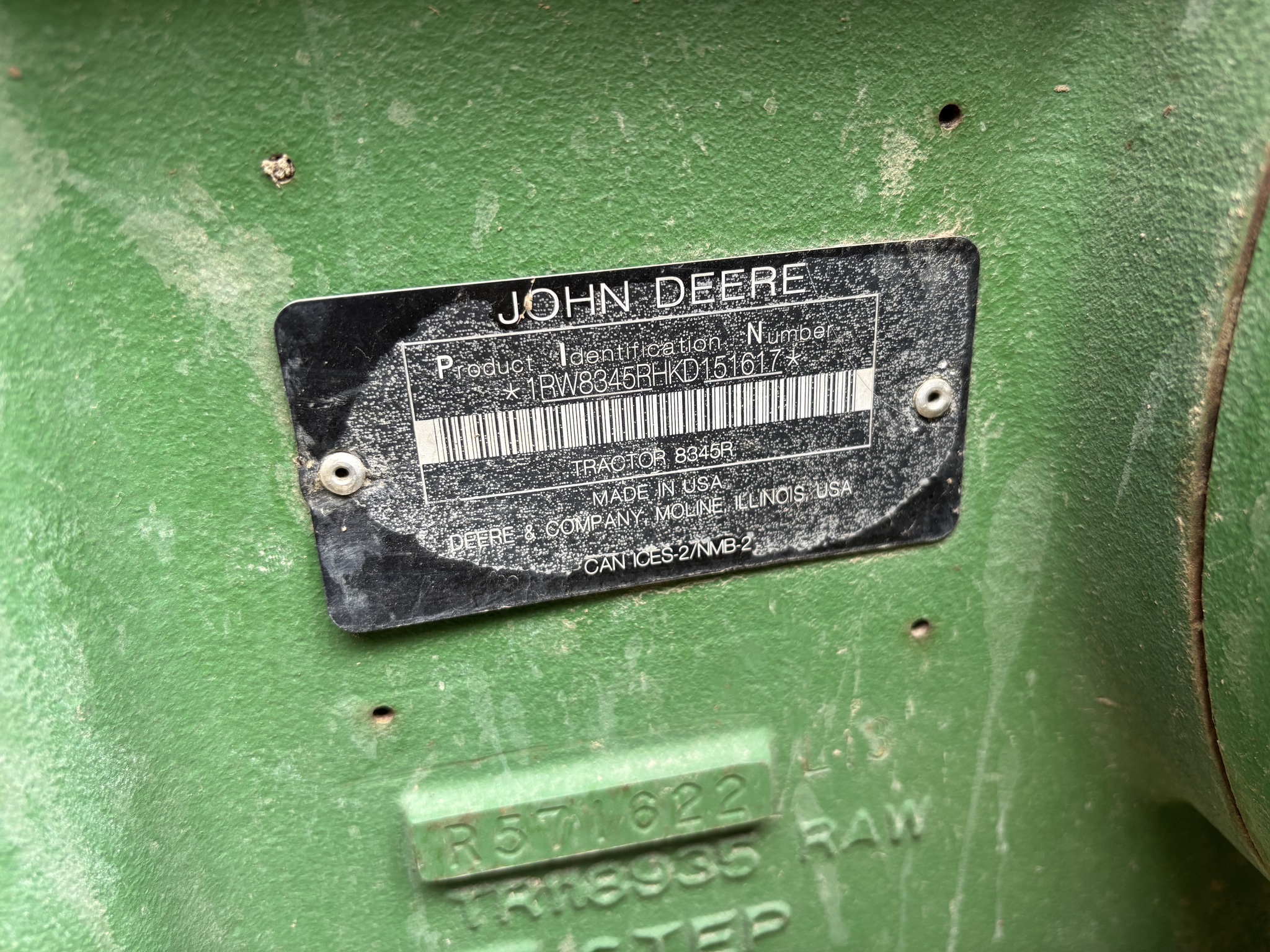 Used 2020 John Deere 8345R Row Crop Tractors at Koenig Equipment in Oxford, OH - PhotoXL11