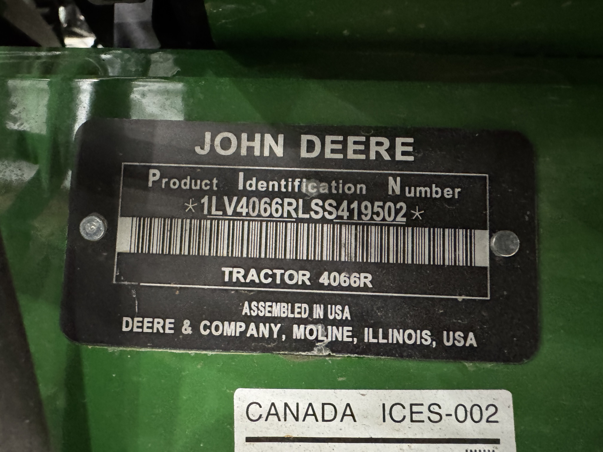  2025 John Deere 4066R at Heritage Tractor in Pittsburg, KS
