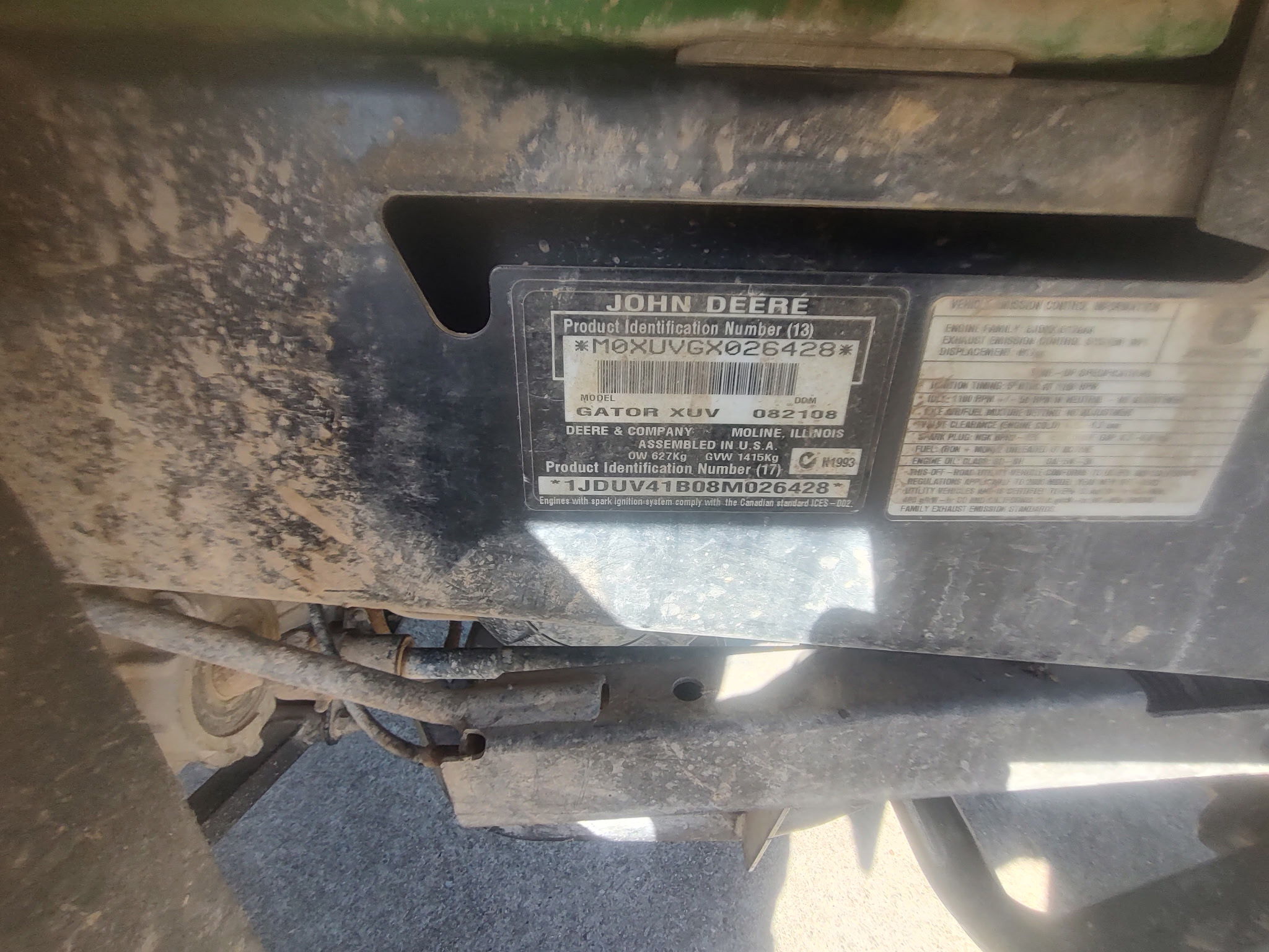 Used 2008 John Deere XUV 620I GREEN ATVs & Gators at Koenig Equipment in Lebanon, OH - PhotoXL18