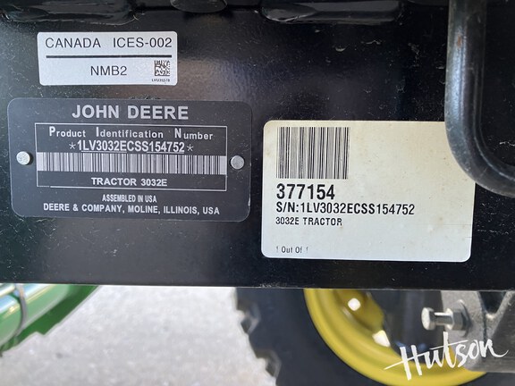 Photo of 2025 John Deere 3032E