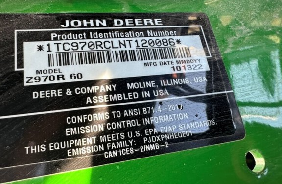 Photo of 2023 John Deere Z970R