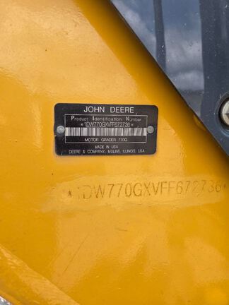 2016 John Deere 770G