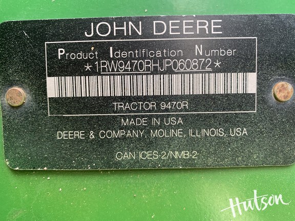 Photo of 2018 John Deere 9470R