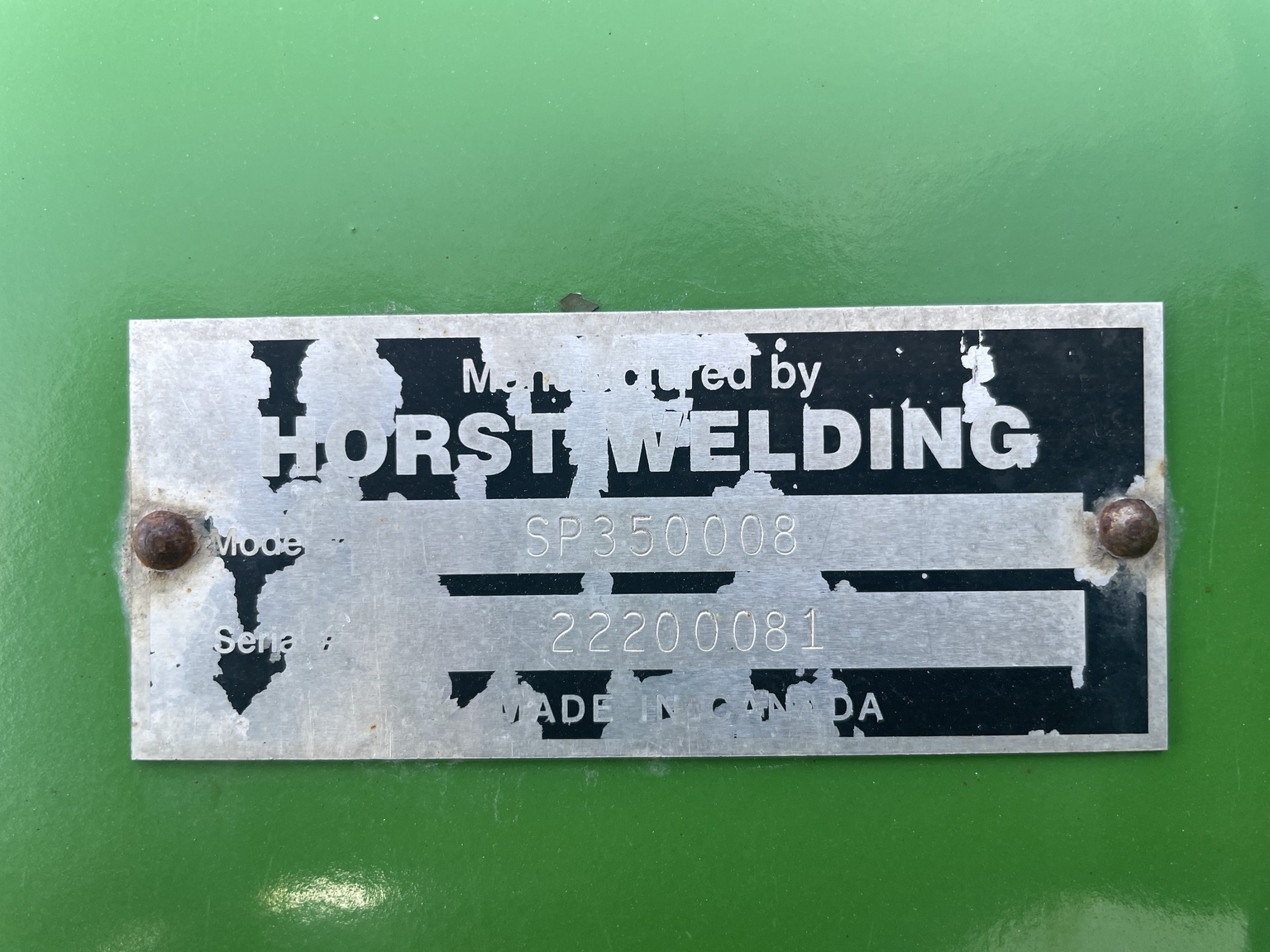 2021 Horst Welding SP350008 Image 2