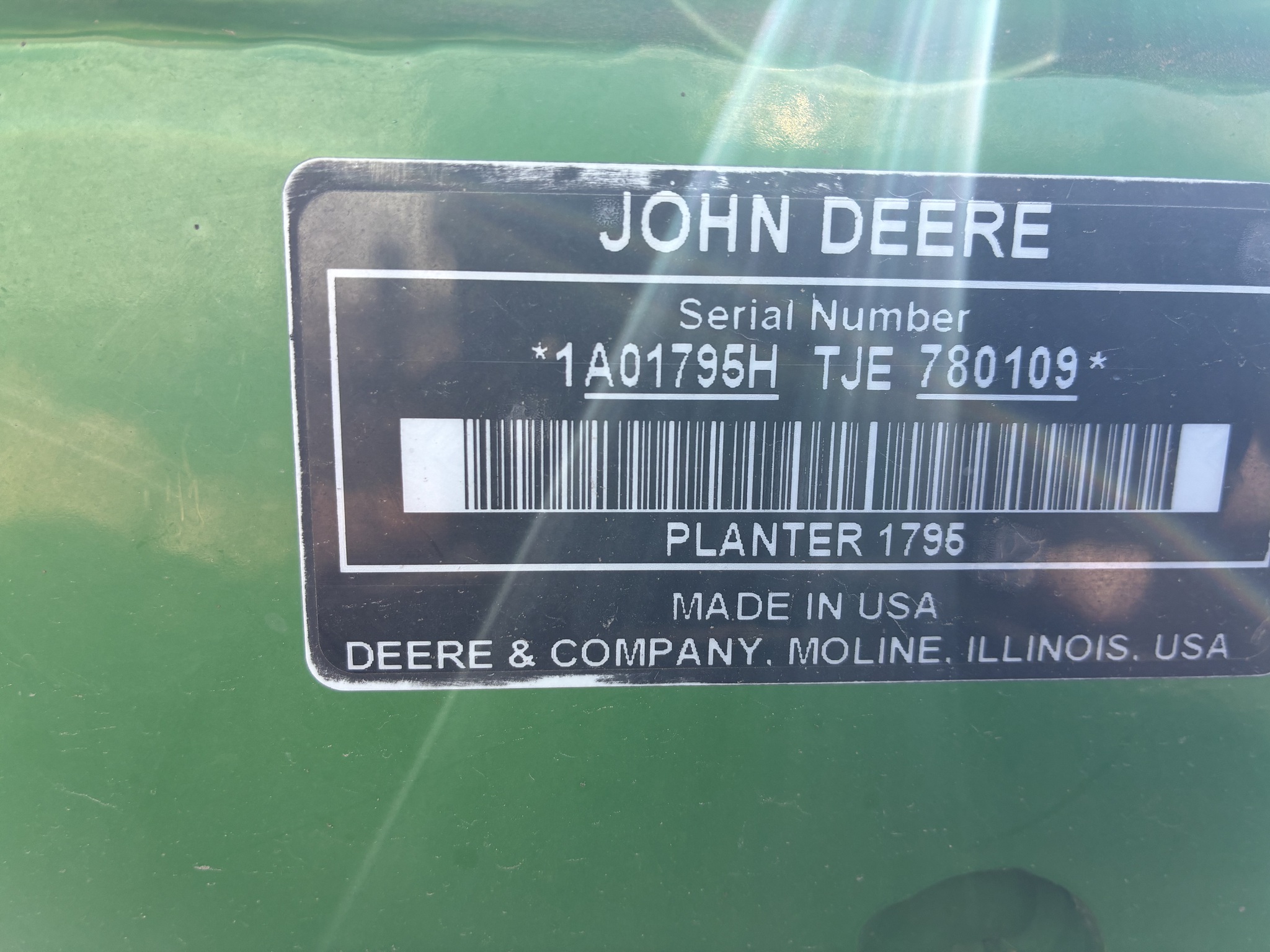 2018 John Deere 1795 Image 8