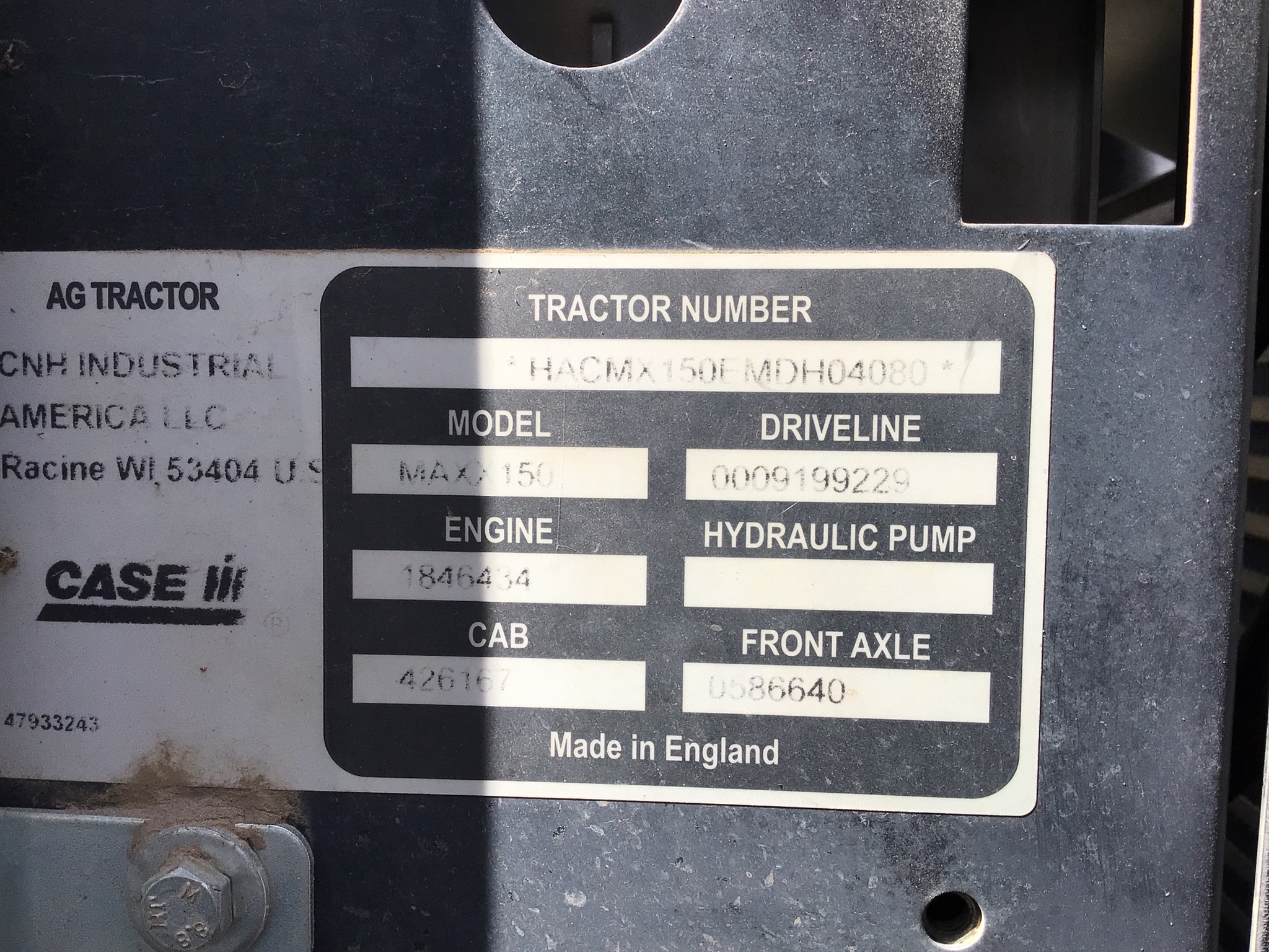 2020 Case IH Maxxum 150 Image 53