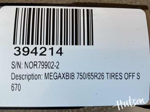Photo of Michelin MegaXBib 750/65R26
