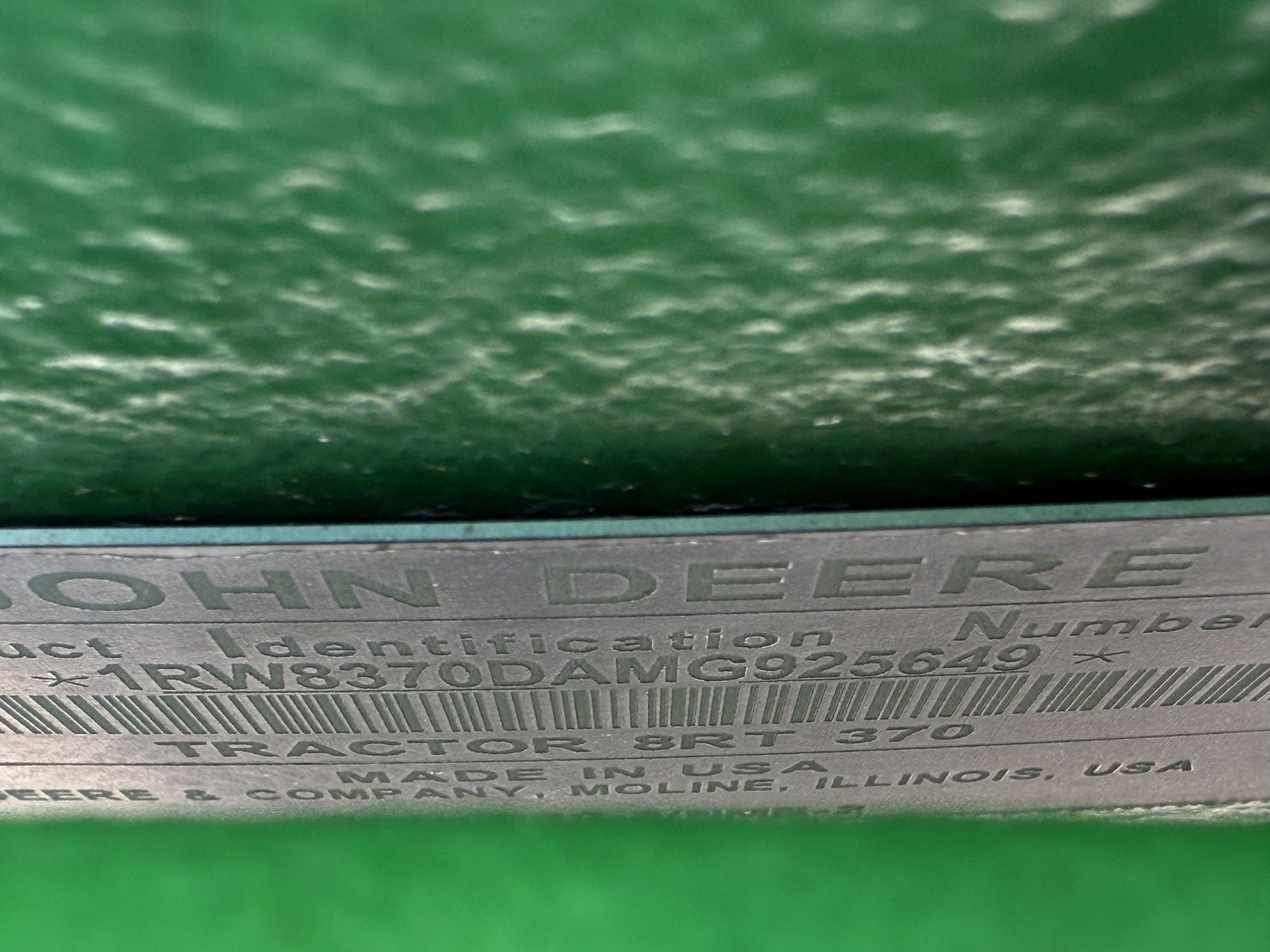 2021 John Deere 8RT 370 Image 43