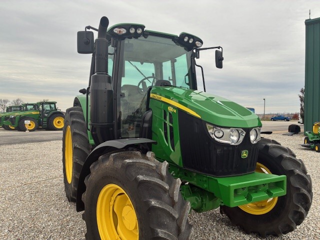 Used 2023 John Deere 6120M Utility Tractors at Koenig Equipment in Greensburg, IN - PhotoXL1