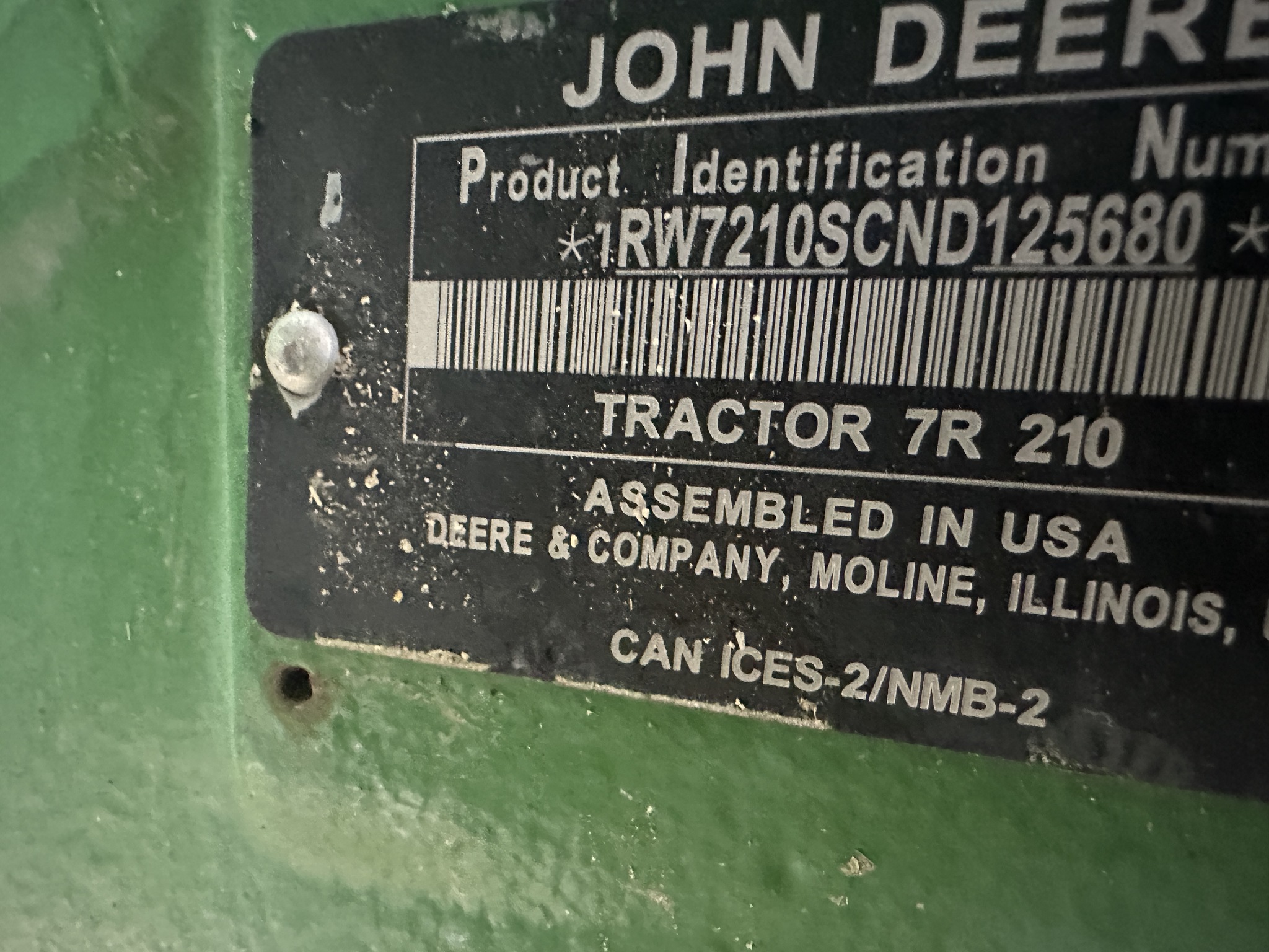2022 John Deere 7R 210 Image 9