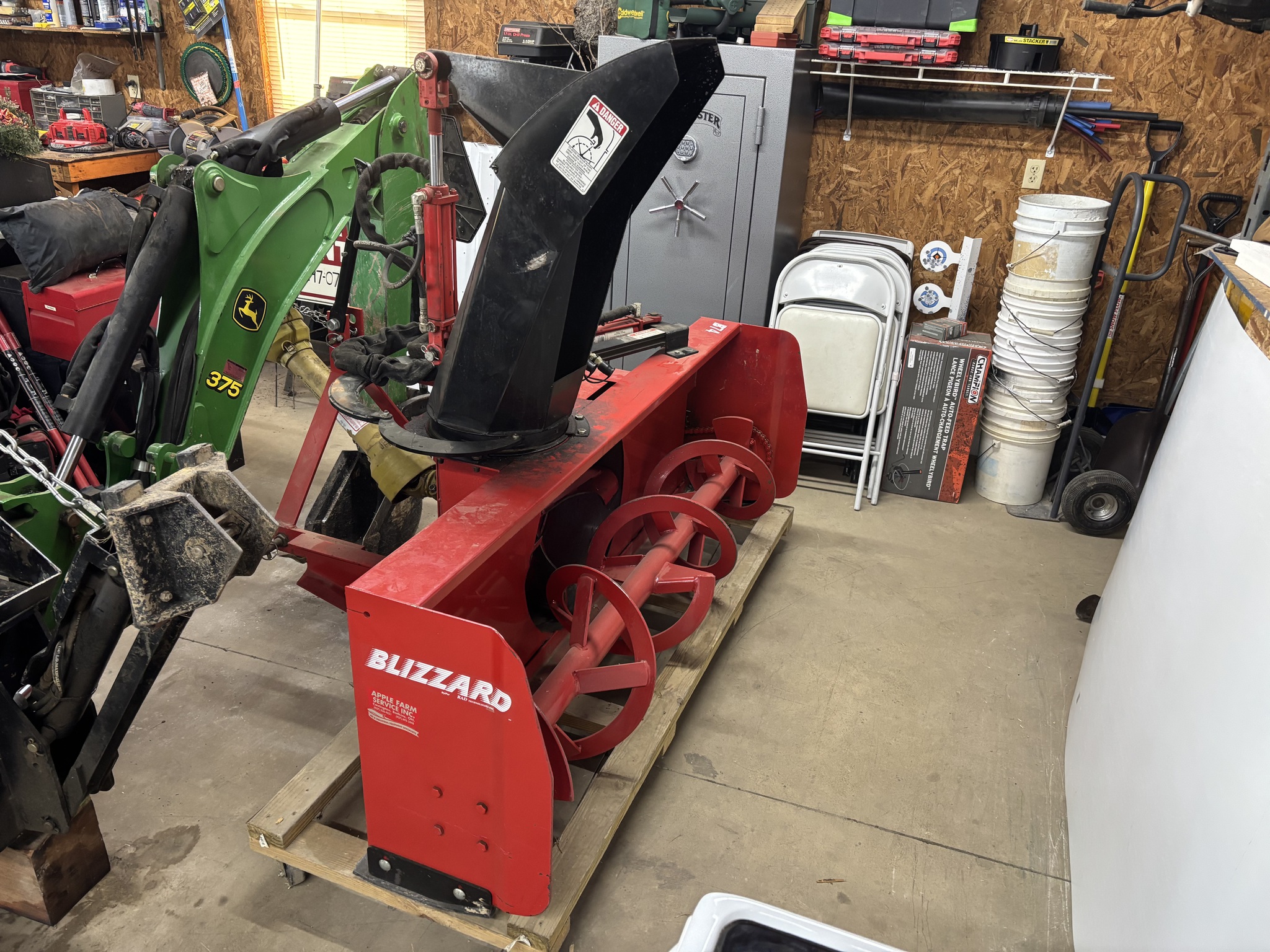 Used 2019 Blizzard B74 Garden Tractor Mounted Snow Blowers at Koenig Equipment in Botkins, OH - PhotoXL3