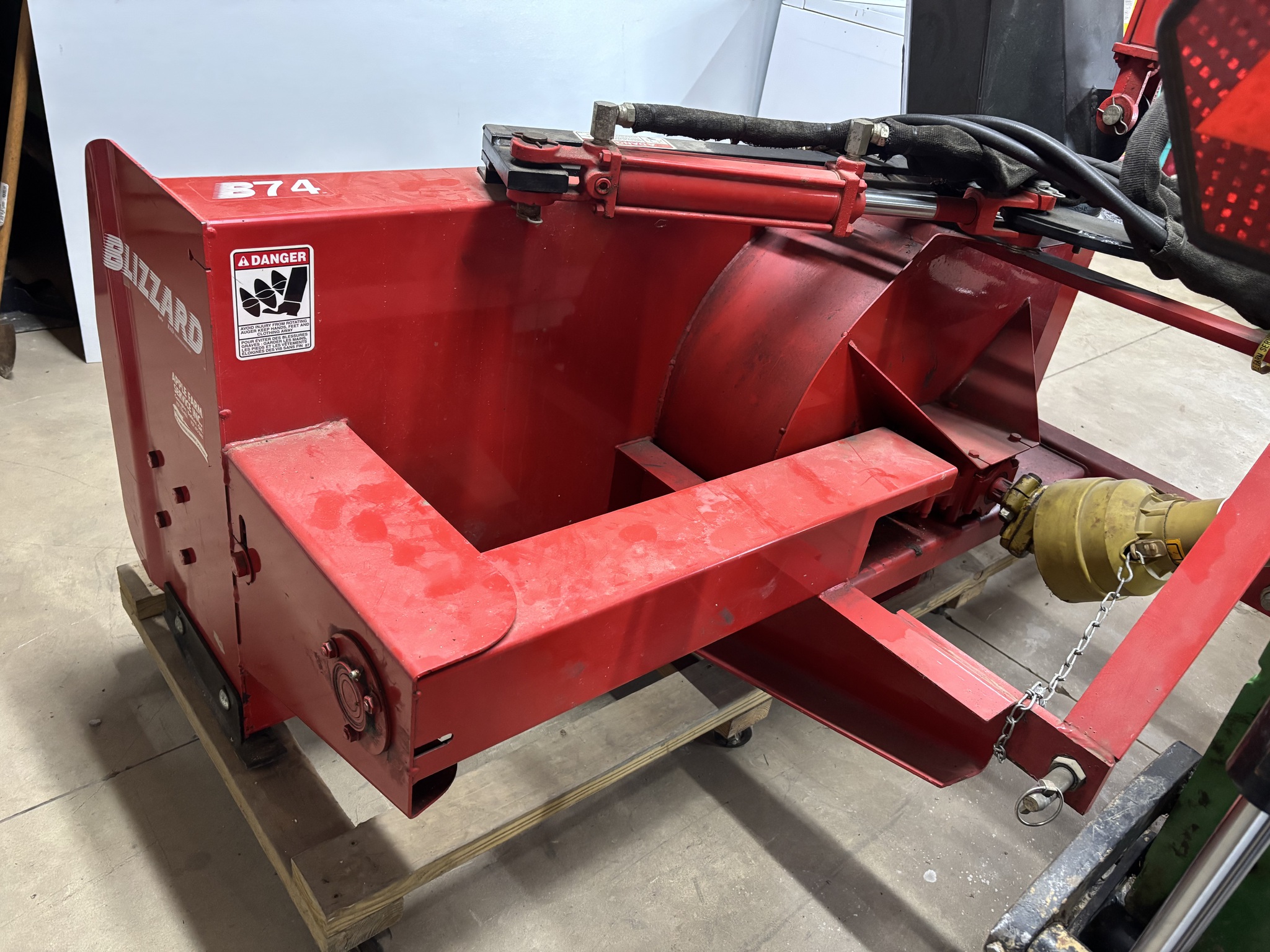 Used 2019 Blizzard B74 Garden Tractor Mounted Snow Blowers at Koenig Equipment in Botkins, OH - PhotoXL8