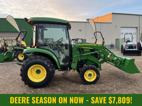  John Deere 3039R Cab Tractor + Loader