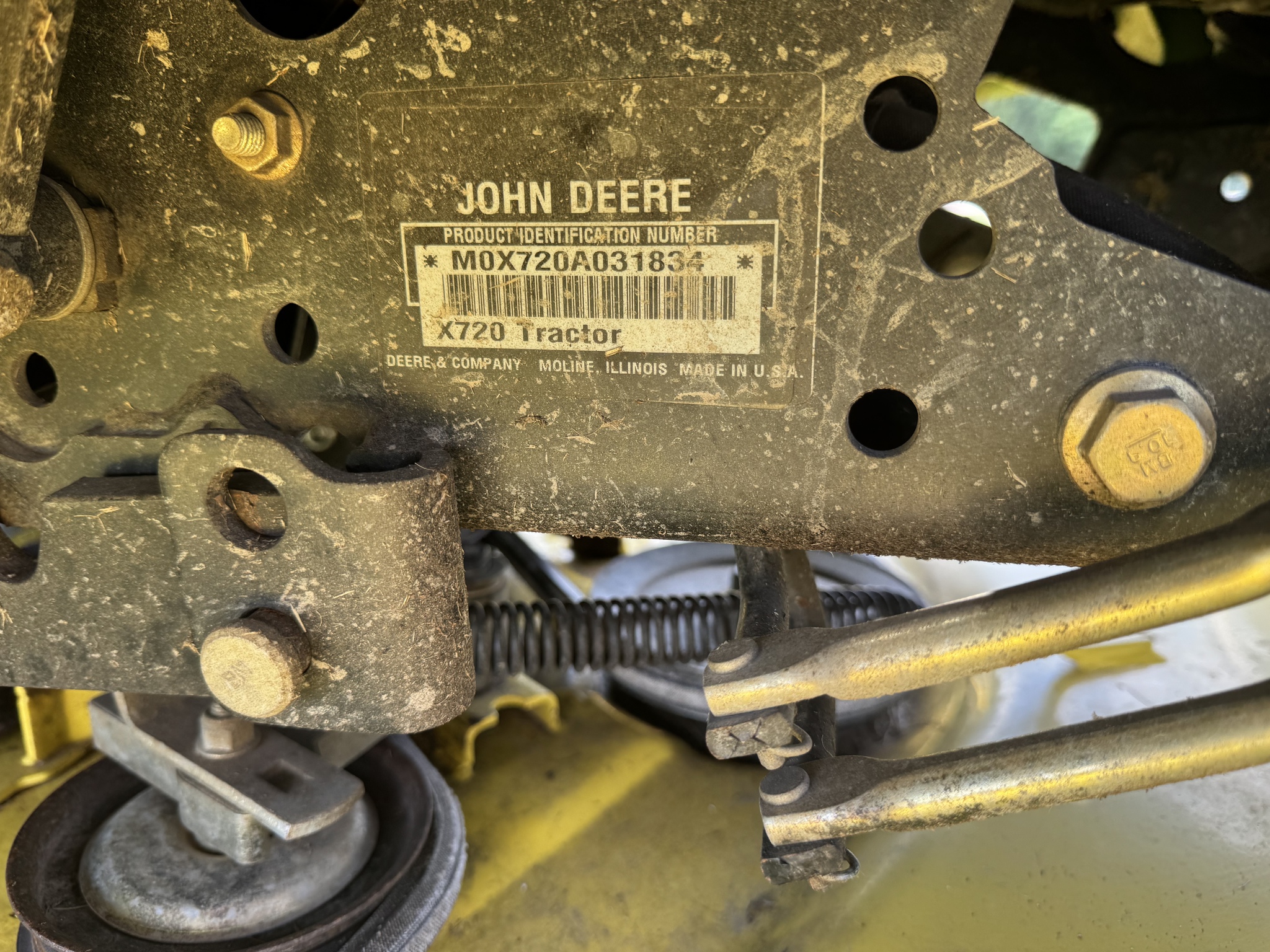 Used 2008 John Deere X720 Lawn & Garden Tractors at Koenig Equipment in Urbana, OH - PhotoXL42