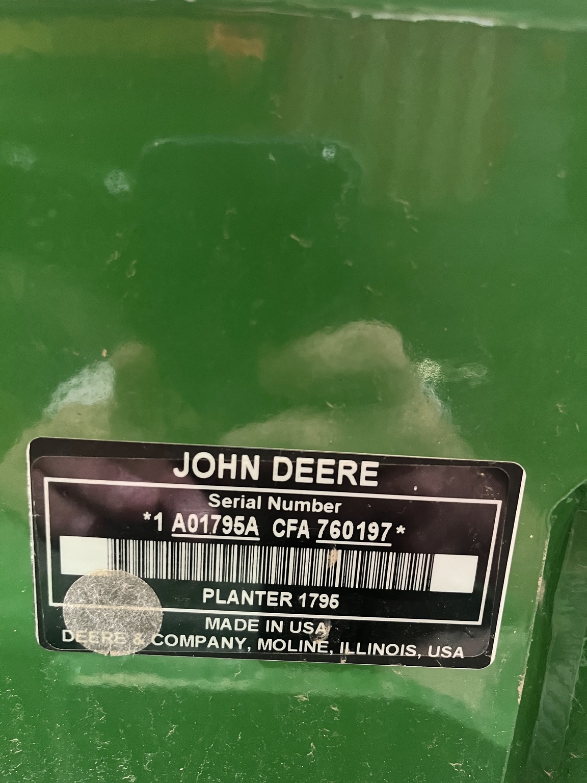 2015 John Deere 1795 Image 6