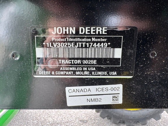 2026 John Deere 3025E