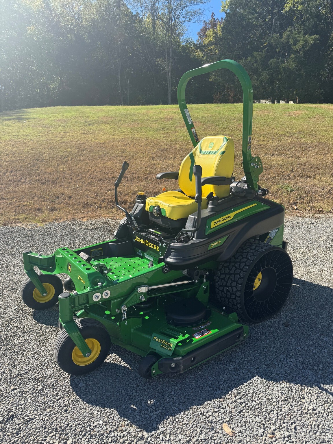 鈴木。JOHN DEERE オーバーオール防寒 LLサイズ グリーン/イエ 2025 John Deere Z955R EFI 60